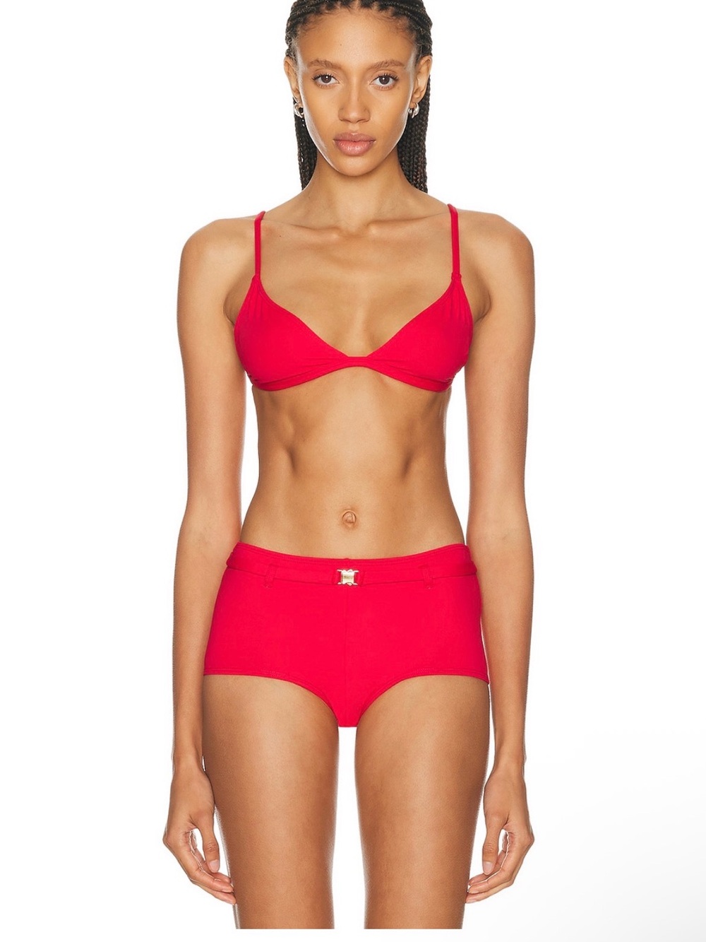 SKIMS Red Two-Piece Bikini Set